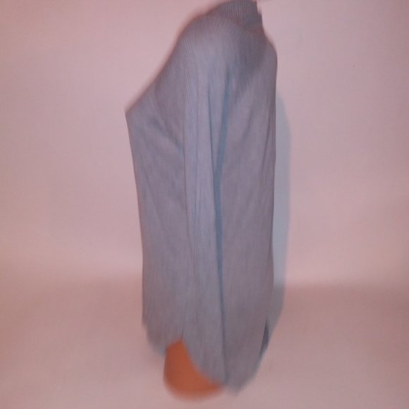 Apt 9 Womens Sweater Small Turtleneck Gray Solid Lightweight Long Sleeve Pit to - Picture 5 of 8